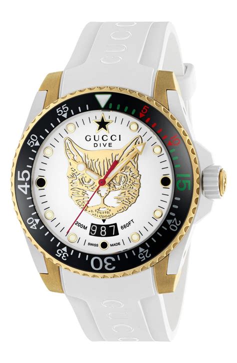 gucci dive watch 40mm|gucci rubber strap watch.